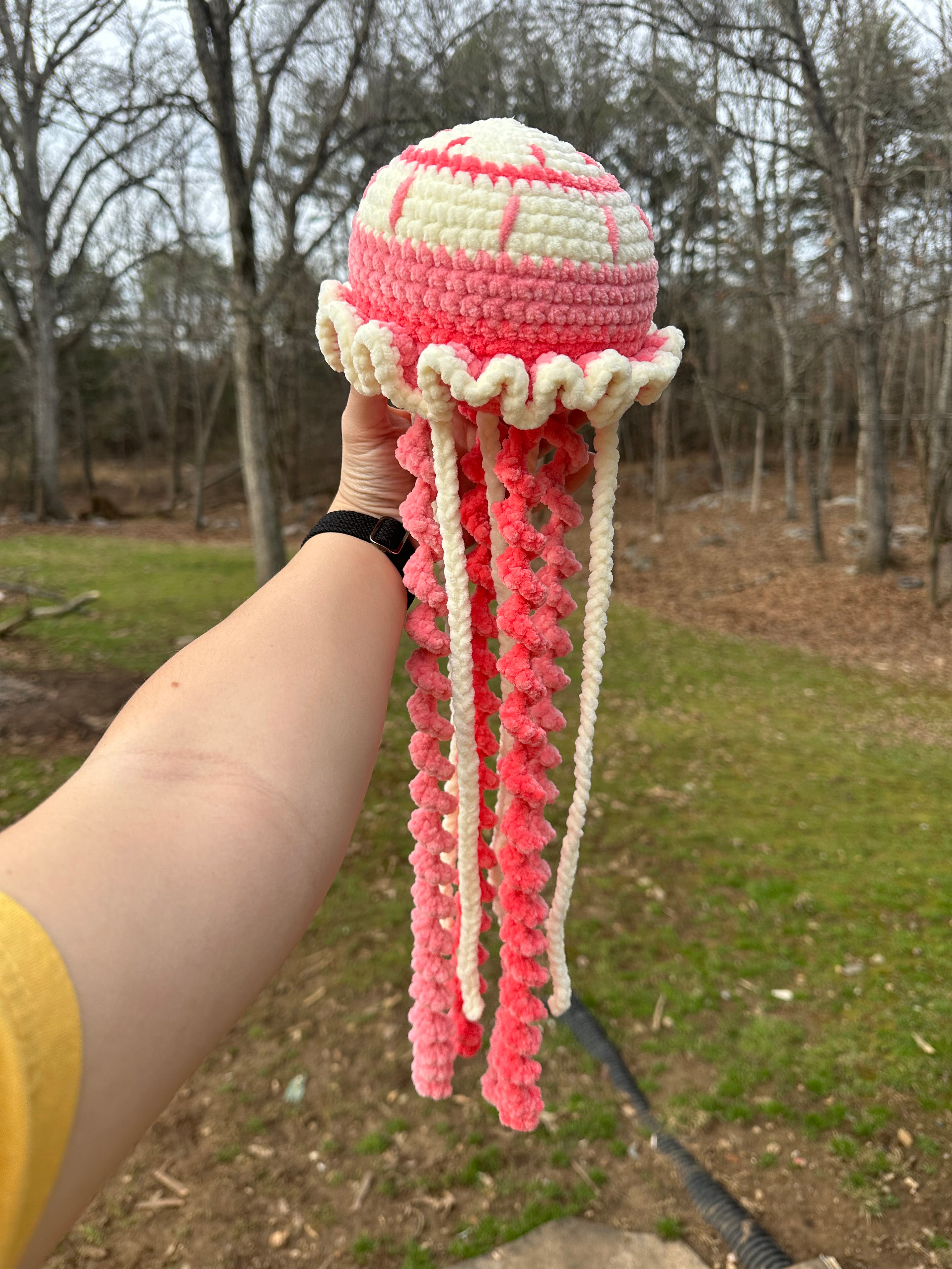 Pink & cream jellyfish