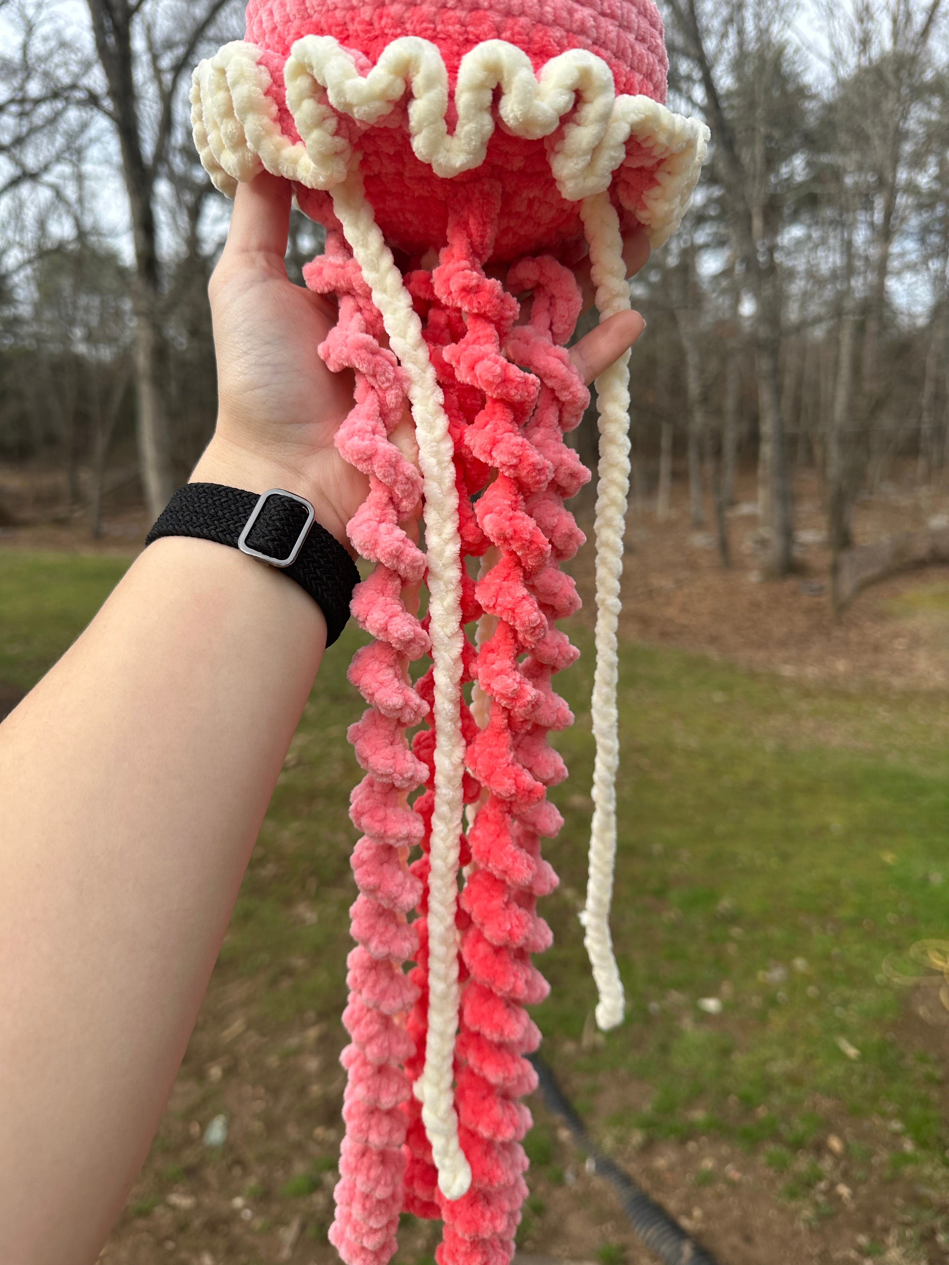 Pink & cream jellyfish