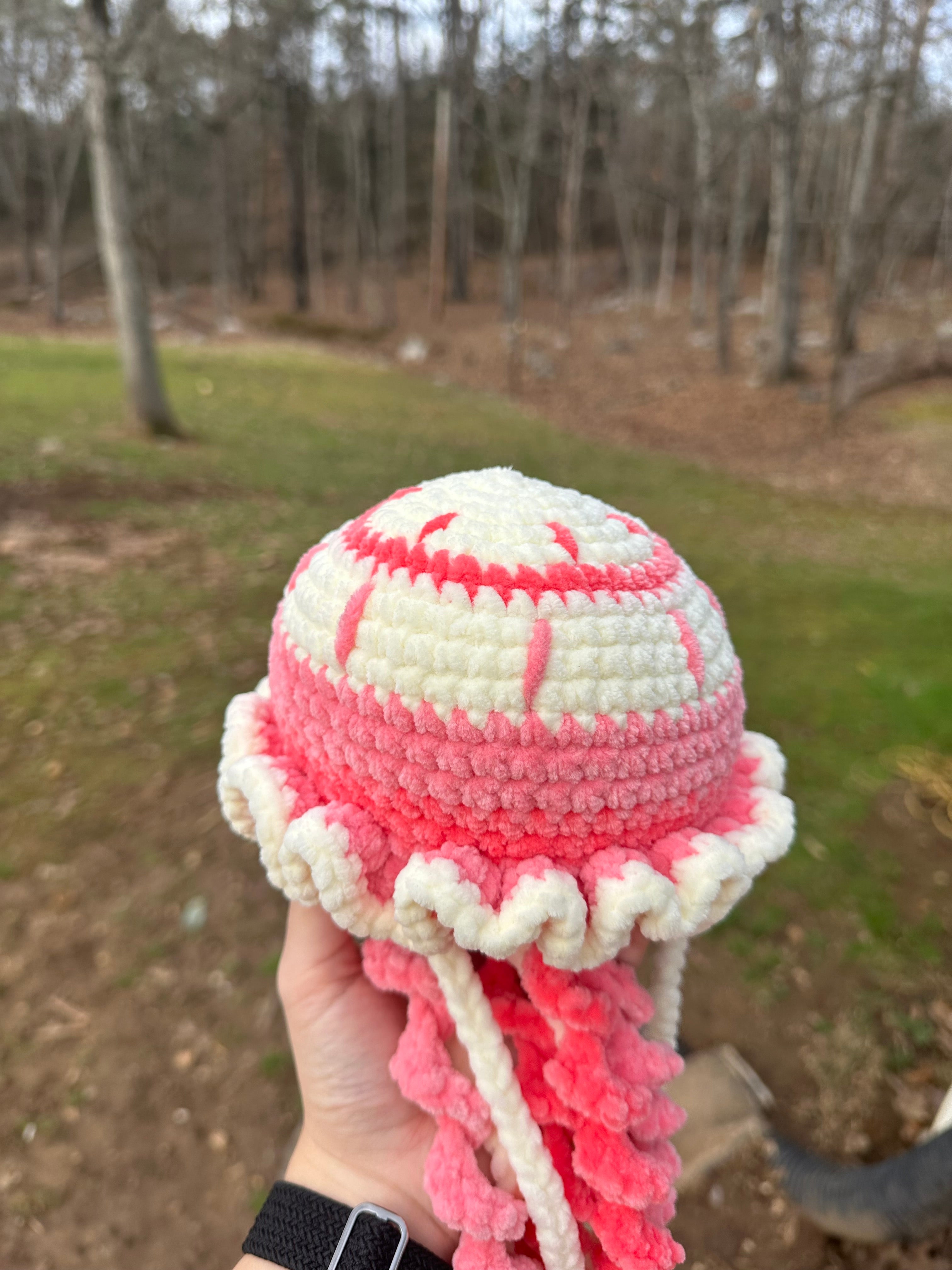 Pink & cream jellyfish